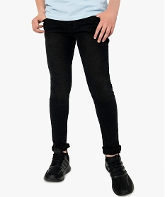 jean coupe skinny en matiere extensible garcon bleu jeans9355701_1