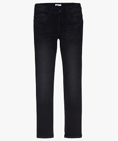 jean garcon ultra skinny stretch avec plis aux hanches bleu jeans9355901_2
