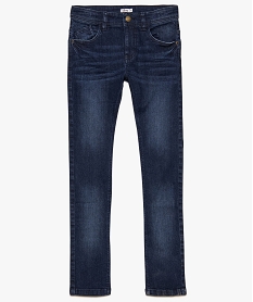 jean garcon coupe slim en matiere stretch bleu jeans9356101_1