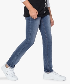 GEMO Jean garçon stretch coupe droite Gris