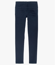 pantalon garcon 5 poches coupe slim en stretch bleu9356901_3