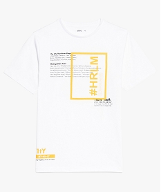 GEMO Tee-shirt garçon à manches courtes et motifs 3788