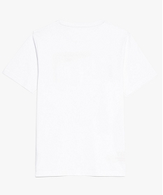 tee-shirt garcon a manches courtes et motifs blanc9360801_2