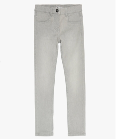 jean fille coupe skinny en matiere extensible gris jeans9365401_1