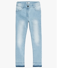 jean fille coupe slim en matiere extensible bleu jeans9365701_1