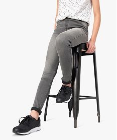 jegging fille en stretch confortable gris9381301_1