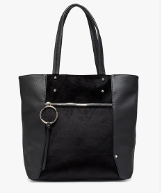 sac a main femme forme cabas multimatiere noir9390101_1