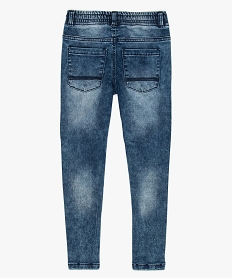 jean garcon coupe slim a taille elastiquee bleu9391801_2