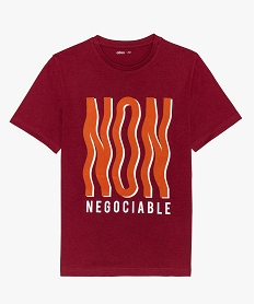 GEMO Tee-shirt garçon imprimé à manches courtes 14381
