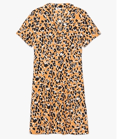 robe femme forme chemise a motif leopard imprime robes9401601_4