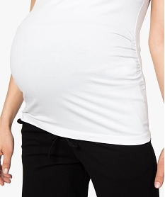 tee-shirt de grossesse avec inscription brodee blanc9405601_2