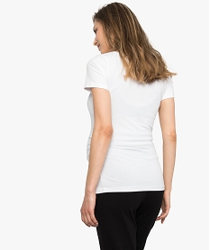 tee-shirt de grossesse avec inscription brodee blanc9405601_3