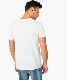 tee-shirt homme a manches courtes et fines rayures vert9414401_3