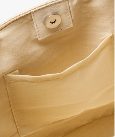 sac cabas fille avec etoile pailletee et pompons multicolores beige9418201_3