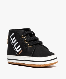 chaussures de naissance style baskets – lulu castagnette noir9419801_2