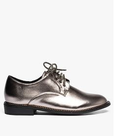 derbies fille unies metallisees gris9426601_1