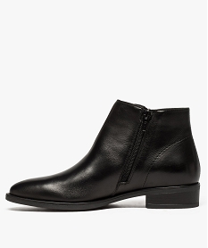 boots femme avec zip decoratif noir bottines et boots9439201_3