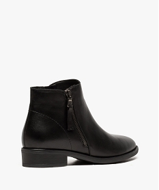 boots femme avec zip decoratif noir bottines et boots9439201_4