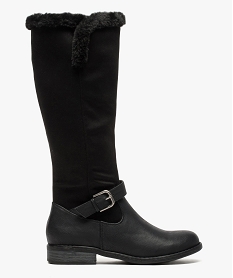 GEMO Bottes femme avec doublure chaude Noir