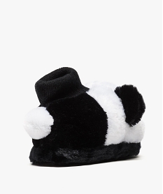 chaussons fille peluche en forme de panda noir9445301_4