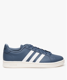 GEMO Baskets homme bicolores – Adidas Grand Court Base Bleu