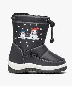 apres-sli bebe garcon avec motif bonhomme de neige gris9454401_1