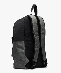 sac a dos homme en toile bicolore noir sacs9460301_2