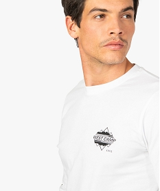 tee-shirt homme manches longues imprime a large bord-cote blanc9474001_2