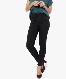 jean femme coupe skinny taille basse en stretch noir pantalons jeans et leggings9477501_1