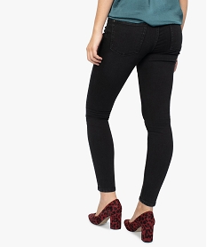 jean femme coupe skinny taille basse en stretch noir pantalons jeans et leggings9477501_3