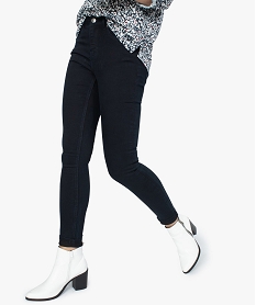 jean femme coupe skinny taille basse en stretch bleu pantalons jeans et leggings9477601_1