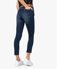 jean femme slim taille haute 78e bleu pantalons jeans et leggings9478101_3