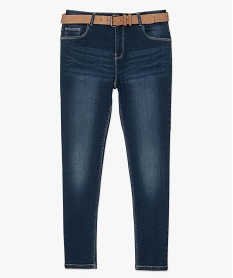 jean femme slim taille haute 78e bleu pantalons jeans et leggings9478101_4