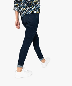 jean femme coupe slim en polyester recycle bleu pantalons jeans et leggings9479001_3