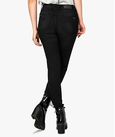 jean femme coupe slim a details argentes en polyester recycle noir pantalons jeans et leggings9479101_3