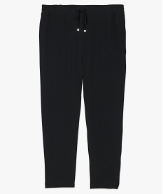 pantalon ample en matiere fluide noir pantalons et jeans9481401_4