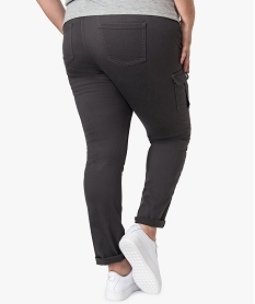 pantalon slim multipoches noir pantalons et jeans9484701_3