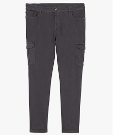 pantalon slim multipoches noir pantalons et jeans9484701_4