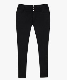 pantalon slim avec fermeture 3 boutons et zip noir pantalons et jeans9486401_4