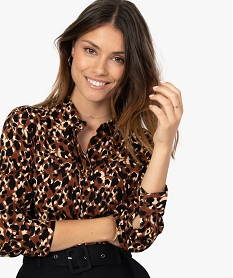 chemise femme fluide a imprime leopard imprime9491801_2