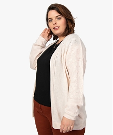 GEMO Gilet femme en polyester recylclé Beige