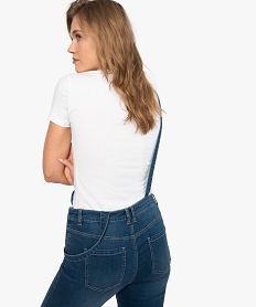 tee-shirt femme a manches courtes en coton bio blancA009001_3