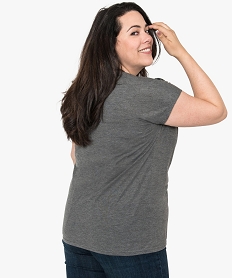 tee-shirt femme grande taille a manches courtes a motifs imprimeA009701_3