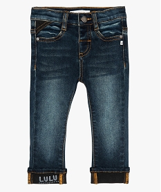 GEMO Jean bébé garçon brut coupe skinny – Lulu Castagnette Bleu