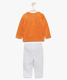 pyjama bebe garcon 2 pieces avec motif renard multicoloreA031501_2
