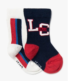 GEMO Chaussettes bébé fille (lot de 2) - Lulu Castagnette Rouge