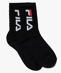 GEMO Chaussettes de sport garçon à tige haute (lot de 2) - Fila noir standard