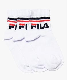 chaussettes de sport garcon avec liseres colores (lot de 3) - fila blanc standardA042701_1