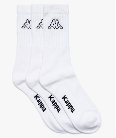 chaussettes homme unies - kappa (lot de 3) blancA043301_1