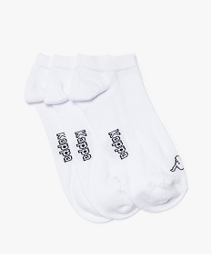 chaussettes invibles pour homme kappa (lot de 3) blancA043601_1